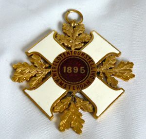 Medaille Wereld Tentoonstelling Amsterdam 1895. 
