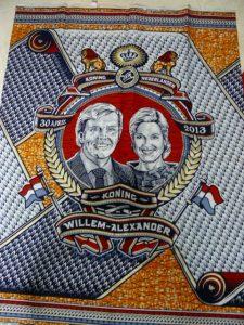 doek gemaakt in 2013 t.g.v de inhuldiging van Koning Willem-Alexander (beperkte oplage)